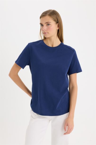 Regular Fit Crew Neck Basic Premium T-Shirt