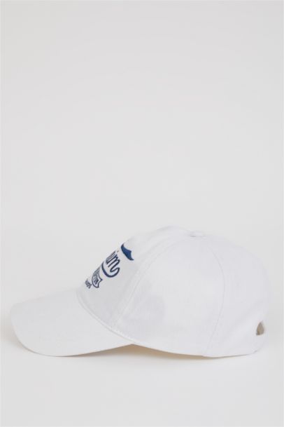 Woman Embroidered Denim Cap