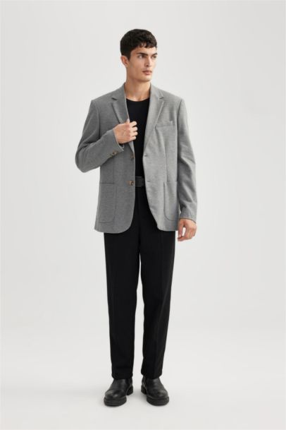 Regular Fit Lined Blazer