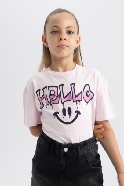 تيشيرت نص كم اوفر سايز