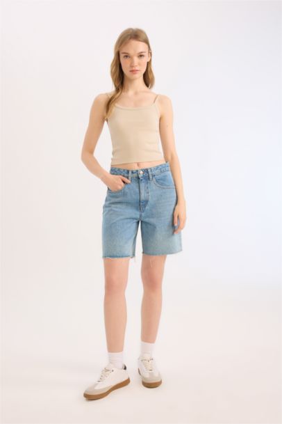 Fitted Vücuda Oturan Fitilli Kaşkorse Basic Düz Atlet