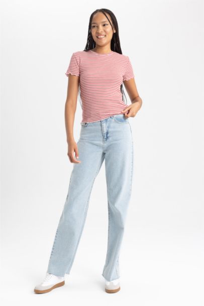 Slim Fit Crew Neck Short Sleeve T-Shirt