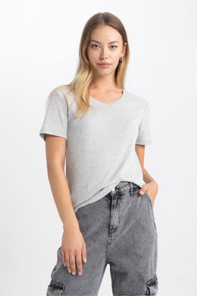 Slim Fit Ribana Short Sleeve T-Shirt