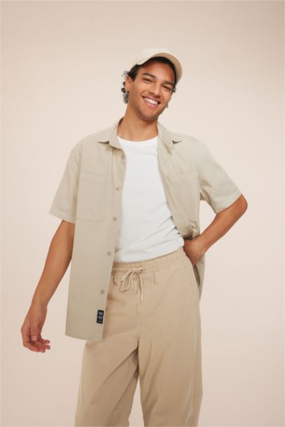 Сорочка свободного крою з бавовни для чоловіків