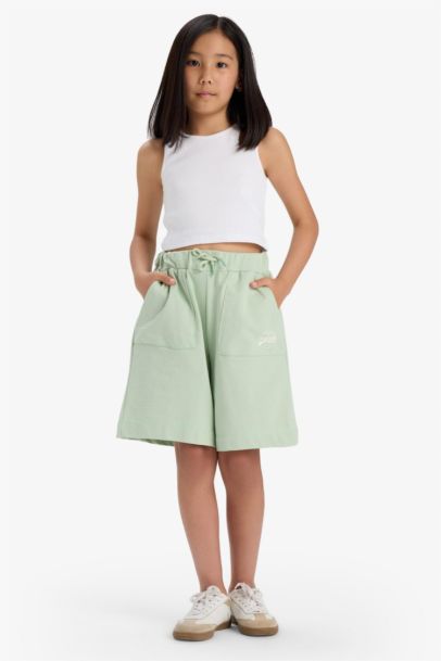 Girl Sweatshirt Fabric Shorts