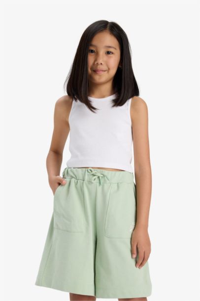 Girl Sweatshirt Fabric Shorts