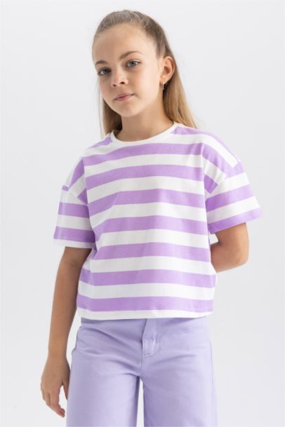 Crop Short Sleeve T-Shirt