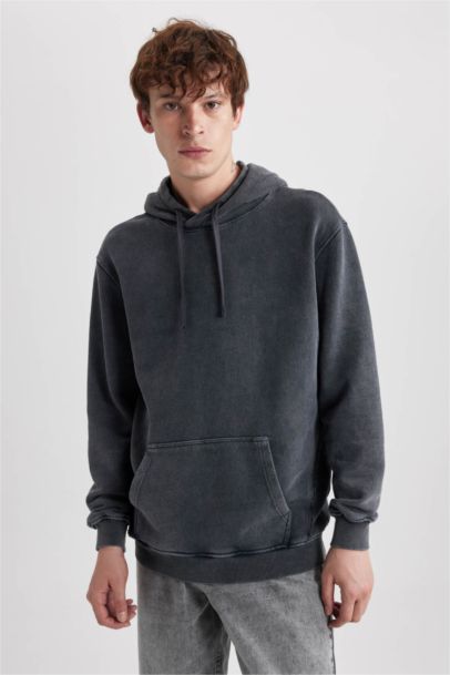 Світшот стандартного крою з капюшоном для чоловіків