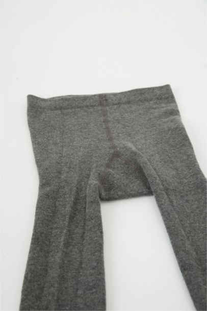 Erkek Bebek Okula Dönüş Kaydırmaz Taban 2'li Pamuklu Külotlu Çorap