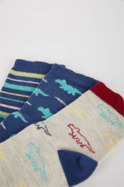 Baby Boy 3 Piece Cotton Long Socks