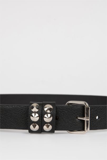 Kadın Suni Deri Klasik Kemer