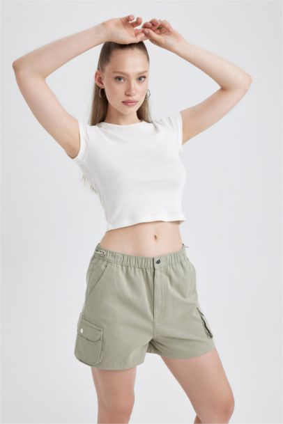 Slim Fit Camisole Short Sleeve T-Shirt