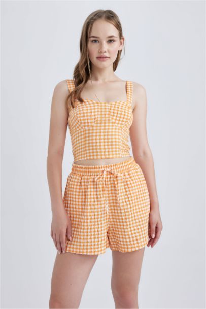 Heart Collar Coool Sleeveless Blouse