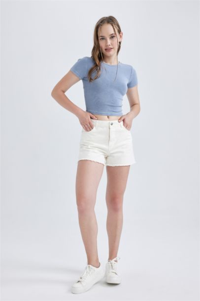 Slim Fit Ribana Short Sleeve T-Shirt