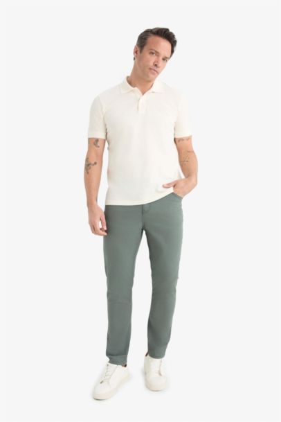 Slim Fit Super Skinny Leg Chino Pants