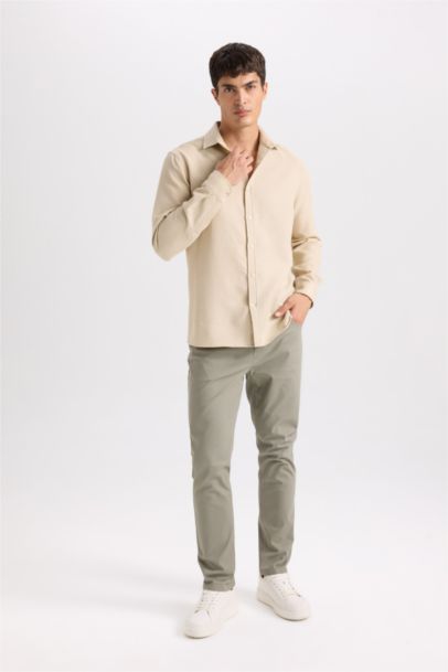 Slim Fit Super Skinny Leg Chino Pants