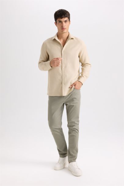 Slim Fit Super Skinny Leg Chino Pants