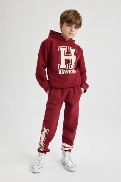 بنطلون سويت بانتس اولادي تقيل قصة عادية بأستك من تحت