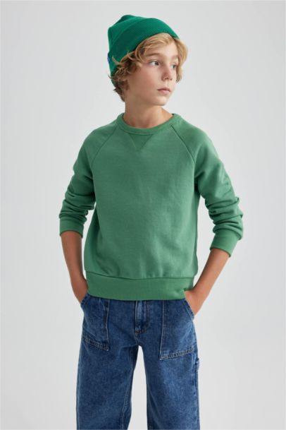 Regular Fit Crew Neck Sweatshirt