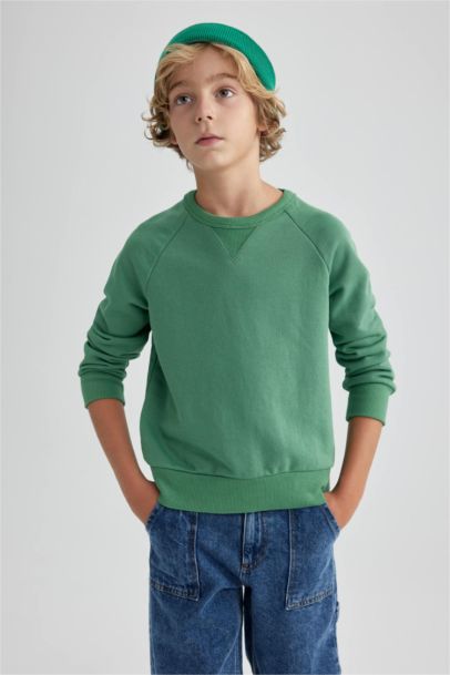 Regular Fit Crew Neck Sweatshirt