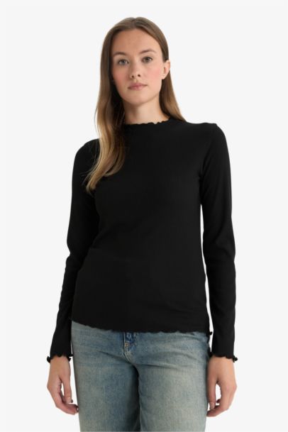 Camisole Half Turtleneck Long Sleeve Tunic