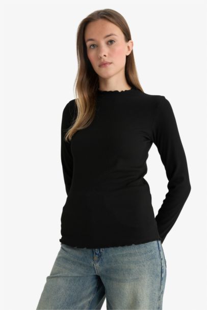 Camisole Half Turtleneck Long Sleeve Tunic