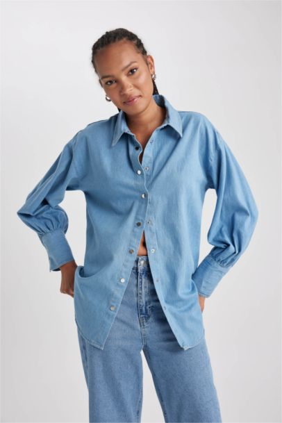 Fashion Fit Denim Shirt