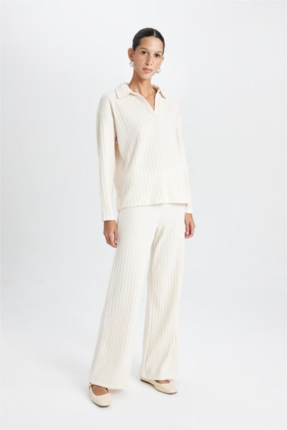 Pantalon à Coupe Régulière et taille normale