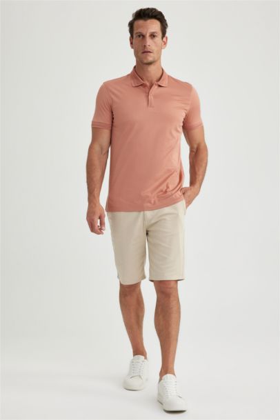 Slim Fit Short Sleeve Polo T-Shirt