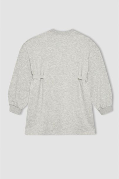 Girl Printed Sweat Dress