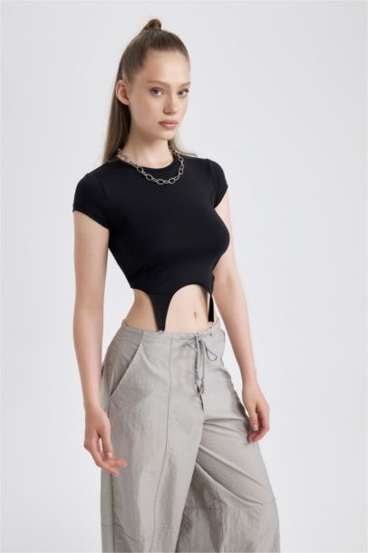 Fıtted Kısa Kollu Tişört