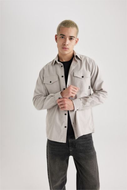 Regular Fit Cotton Long Sleeve Shirt