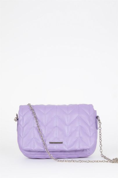 Kadın Zımba Detaylı Suni Deri Çapraz Çanta