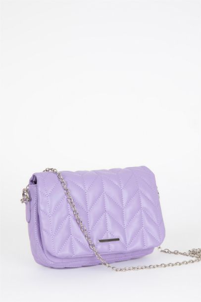 Kadın Zımba Detaylı Suni Deri Çapraz Çanta