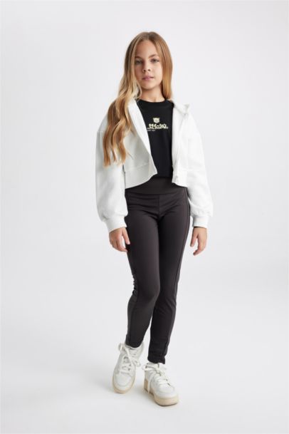 بنطلون ليجن بناتي برجل واسع