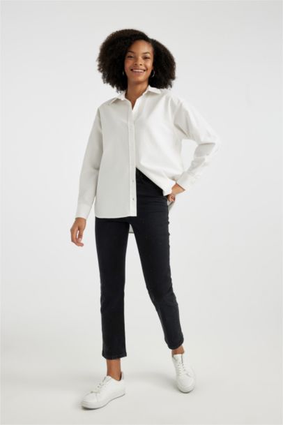 Mary Vintage Straight Fit High Waist Ankle Length Jeans