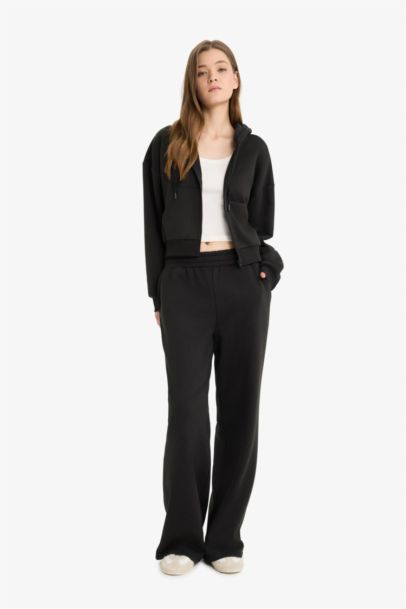 بنطرون بجامة رياضي وايد ليج برجل واسع