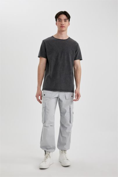 Regular Fit Crew Neck Basic T-Shirt