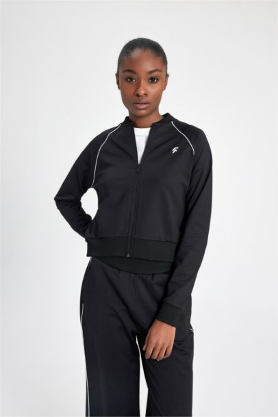 DeFactoFit Standard Fit Double Pocket Pique Cardigan