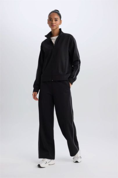 DeFactoFit Wide Leg Pocket Standard Pique Sweatpants