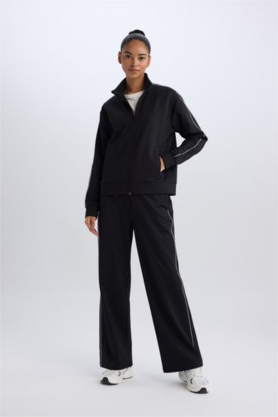 DeFactoFit Wide Leg Pocket Standard Pique Sweatpants