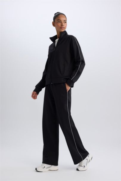 DeFactoFit Wide Leg Pocket Standard Pique Sweatpants