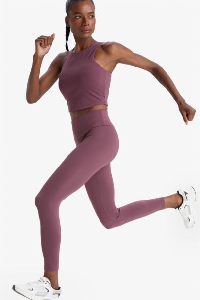 DeFactoFit High Waist Printed Stretchy Sports Leggings