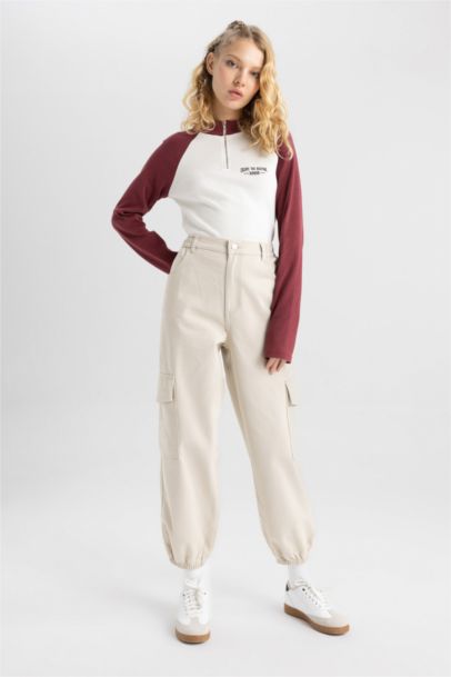 Cargo Jogger Gabardine Trousers