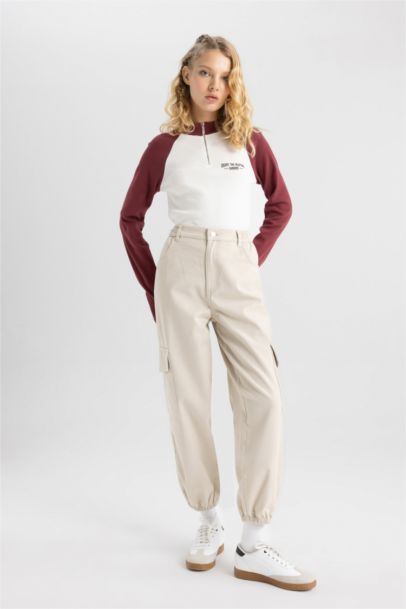 Cargo Jogger Gabardine Trousers