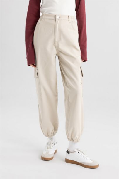 Cargo Jogger Gabardine Trousers