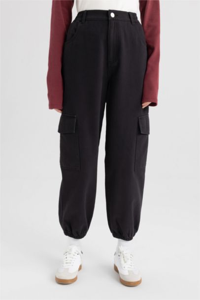Cargo Jogger Gabardine Trousers