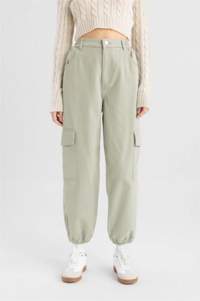 Cargo Jogger Gabardine Trousers