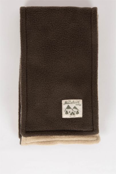 طقم بيبي اولادي سكارف و ايس كاب - قطعتين