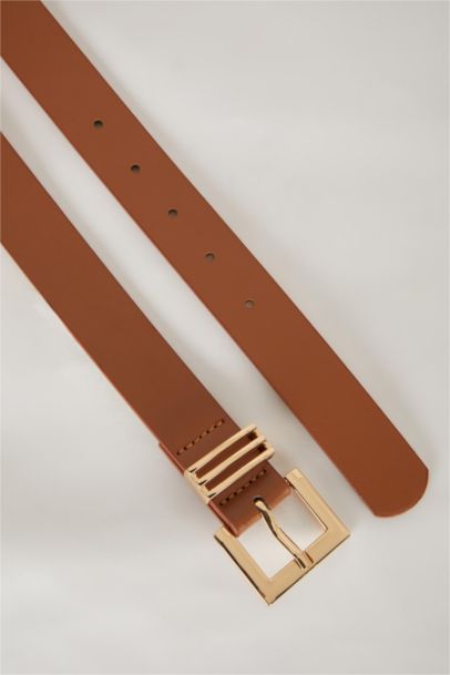 Женский Повседневный Искусственный Кожаный Ремень